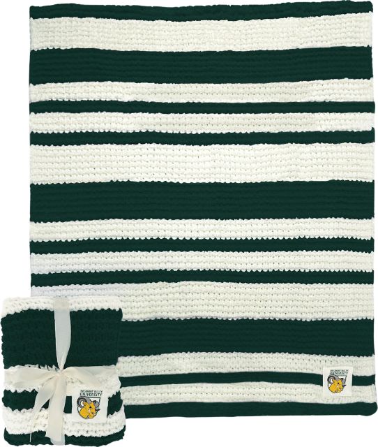 Delaware Valley University Cable Knit Throw 50x60