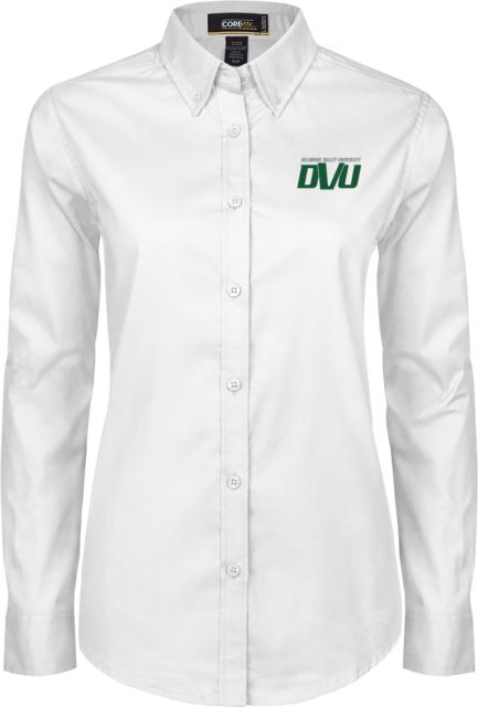 Delaware Valley Womens Twill Button Down Long Sleeve  DFU Sportmark - ONLINE ONLY