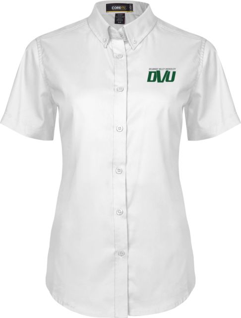 Delaware Valley Womens Twill Button Up Short Sleeve DFU Sportmark - ONLINE ONLY