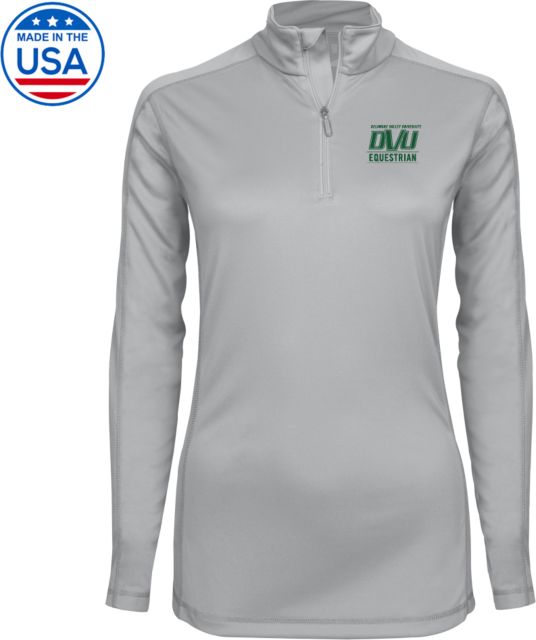 Delaware Valley Syntrel Womens Platinum Interlock 1/4 Zip DVU Sportmark Equestrian - ONLINE ONLY