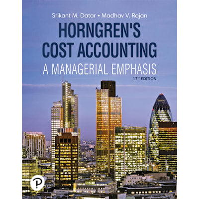 Pearson eText Horngren's Cost Accounting -- Instant Access
