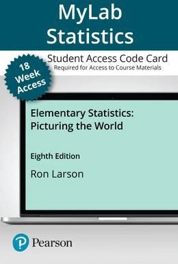 MyLab Statistics with Pearson eText -- 18-Week Access Card -- for Elementary Statistics: Picturing the World