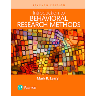 Pearson eText for Introduction to Behavioral Research Methods -- Instant Access