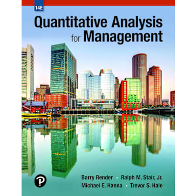 Quantitative Analysis for Management -- Pearson eText (OLP)