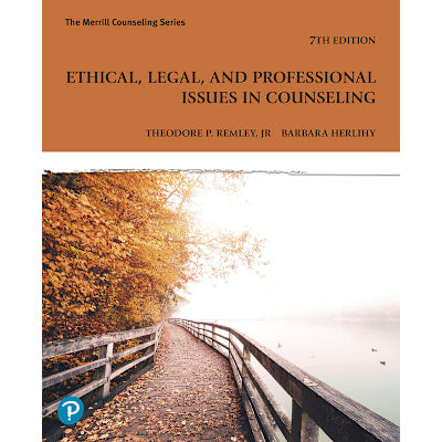 Ethical, Legal, &amp; Professional Issues in Counseling -- Pearson eText (OLP)